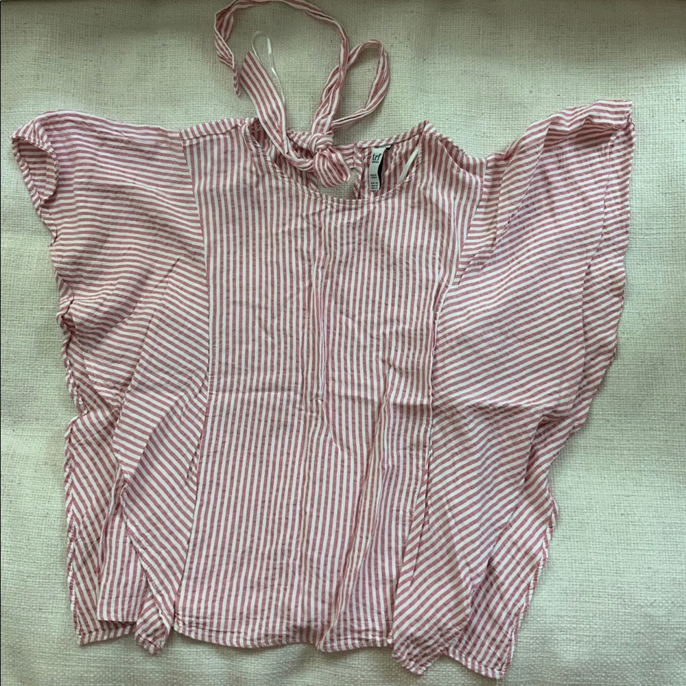 Zara Flowy Crop Top
